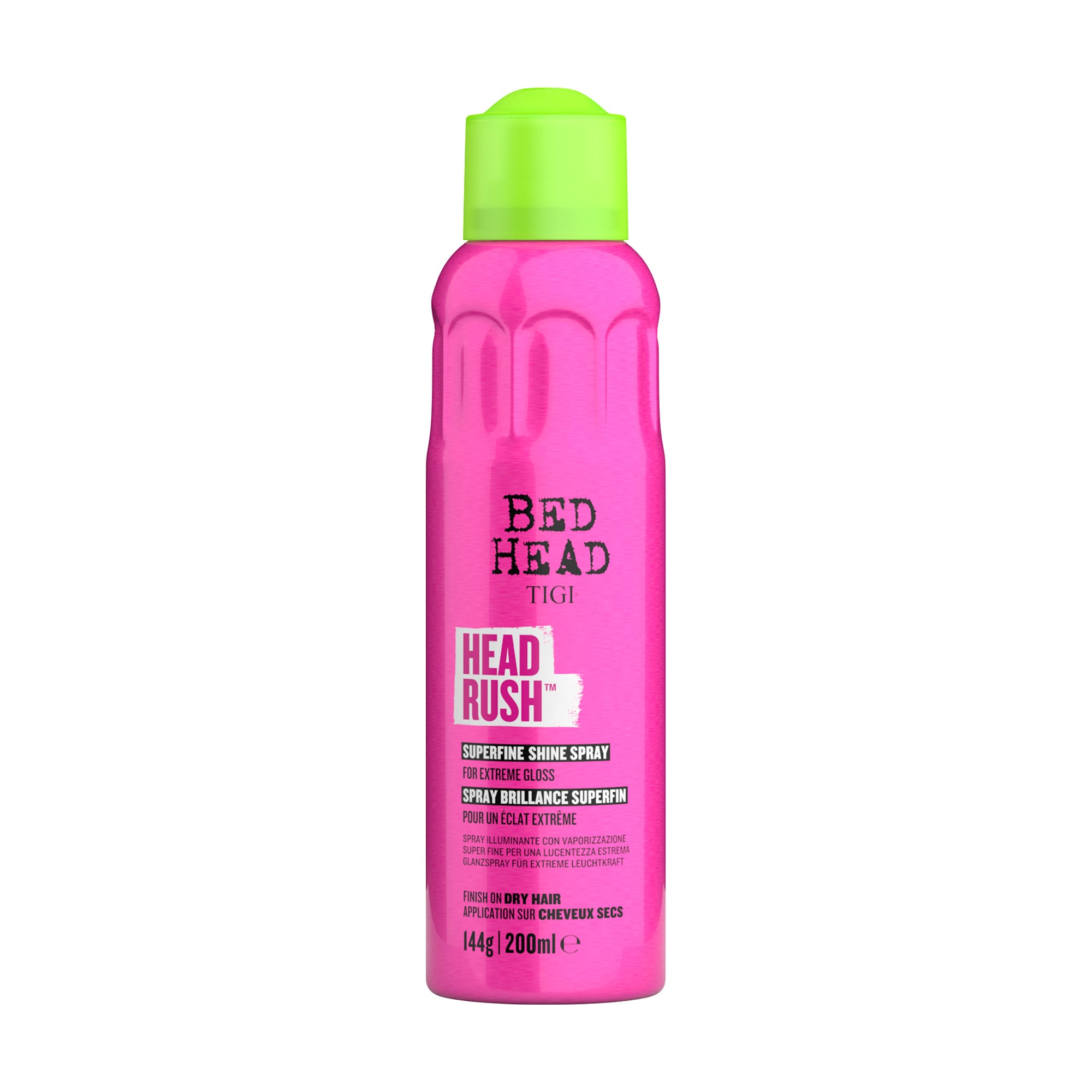 Спрей для блиску волосся TIGI Bed Head Headrush Superfine Shine Spray легкої фіксації, 200 мл